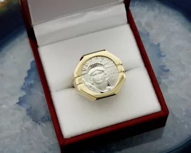 Men's Coin Ring